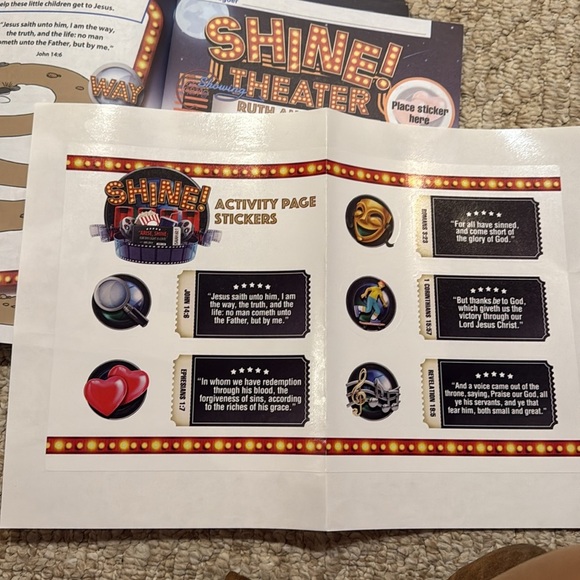 12 Preschool VBS Shine Activity Books & Stickers Ages 2-3 New - Picture 3 of 6